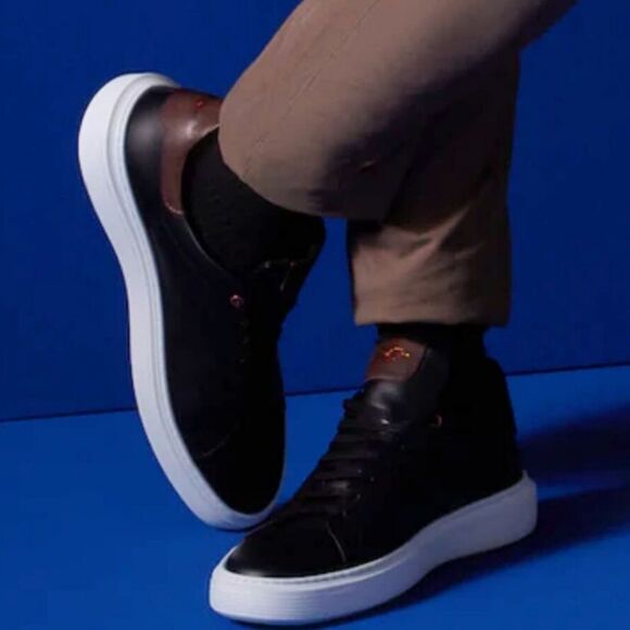 Good Man Brand Black Legend London Black/Dark Vachetta Italian Nappa Leather - Picture 8 of 10